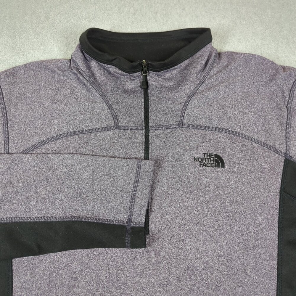 The North Face Sweater Mens XL Fleece Quarter Zip Pullover Hiking Outdoors